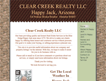 Tablet Screenshot of clearcreekrealty.com